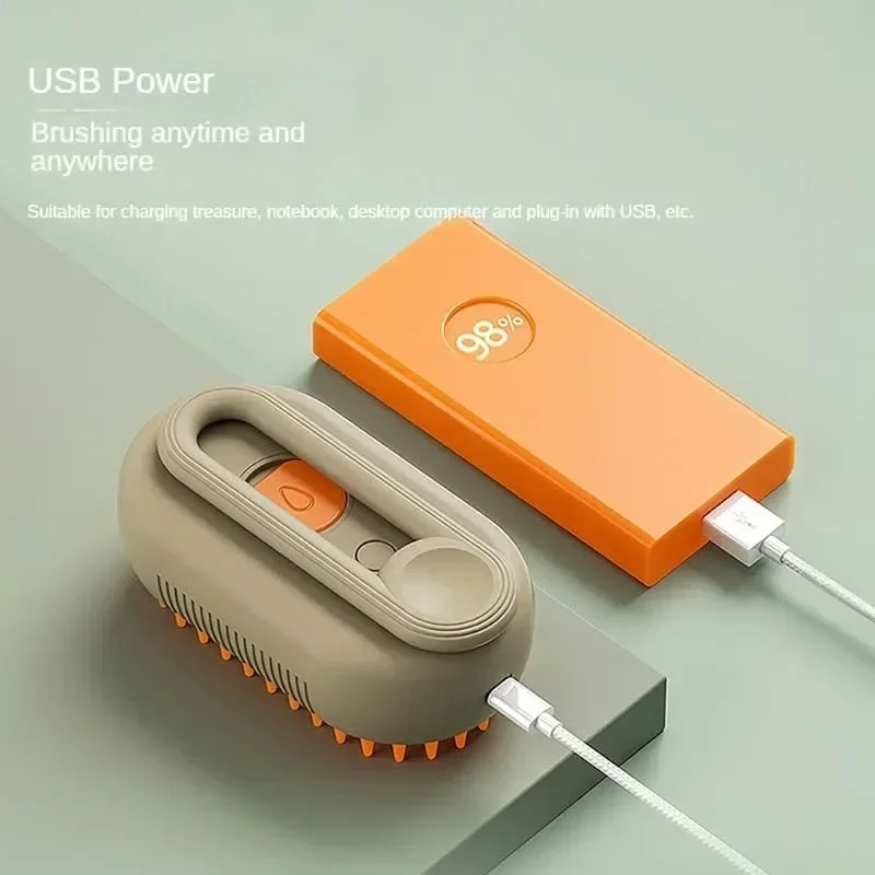 3-in-1 Steam Pet Grooming Brush – Spray, Massage & Detangle | For Cats & Dogs - Image 10